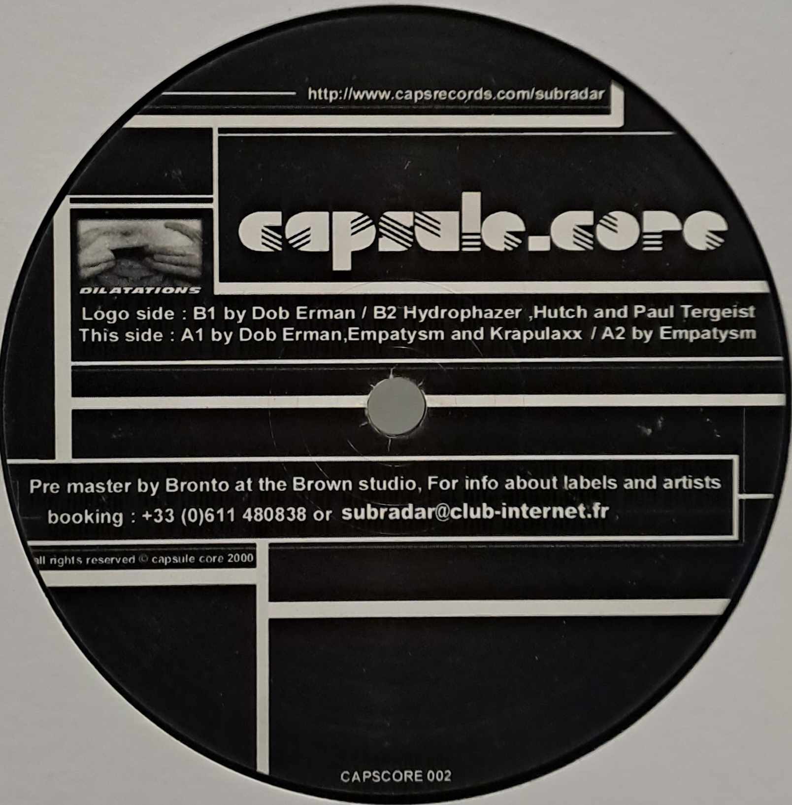 Capsule Core 02 (original) - vinyle hardcore